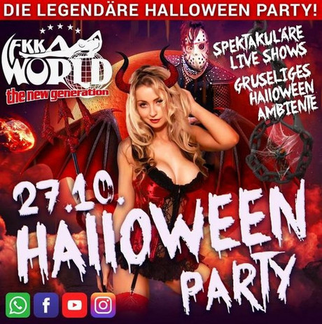 Halloween im Sauna / FKK Club FKK World Pohlheim/Gießen (D) in  Pohlheim-Garbenteich