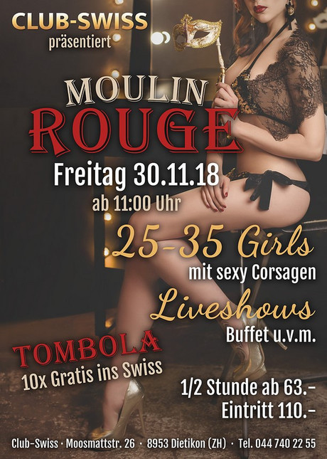 Moulin Rouge im Sauna / FKK Club FKK Swiss Dietikon/Zürich (CH) in Dietikon