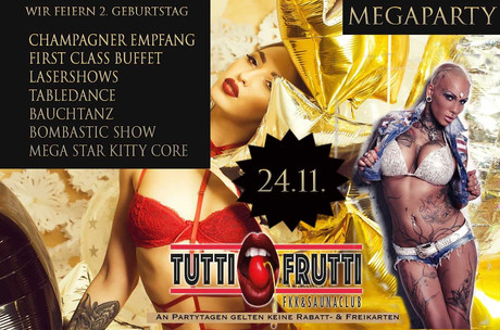 2nd Birthday Party im Sauna / FKK Club Tutti Frutti Alfter/Bonn (D) in Alfter
