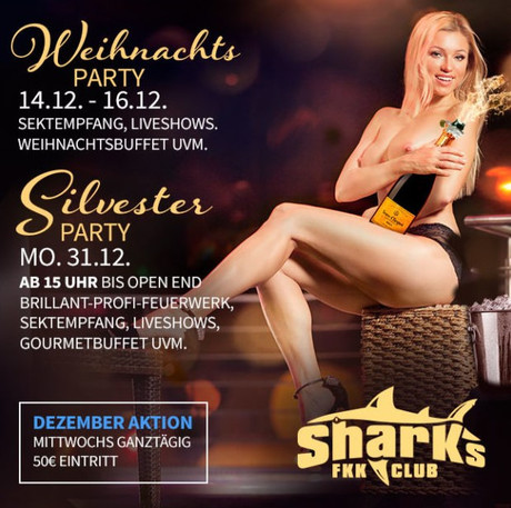 Xmas Party FKK Sharks im Sauna / FKK Club FKK Sharks Darmstadt/Frankfurt (D) in Darmstadt