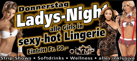 Lady's Night im Sauna / FKK Club Olymp Oberbuchsiten (CH) in Oberbuchsiten