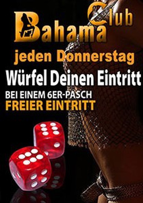 Double 6 im Sauna / FKK Club Bahama Maintal/Frankfurt (D) in Maintal-Dörnigheim