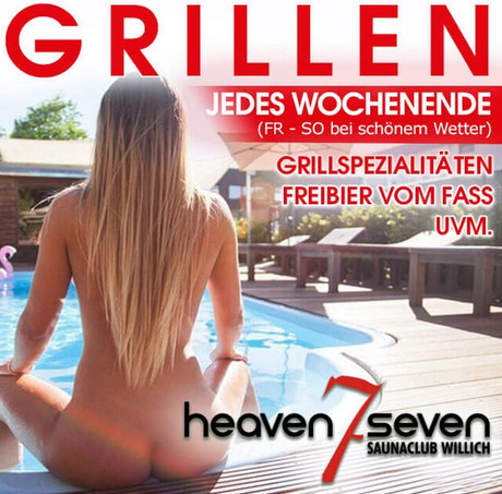BBQ im Sauna / FKK Club Rheingold Willich (D) in Willich