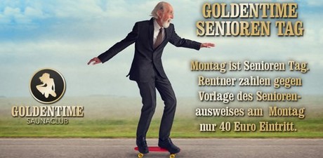 Senioren-Tag im Sauna / FKK Club FKK Goldentime Leonding/Linz (A) in Leonding