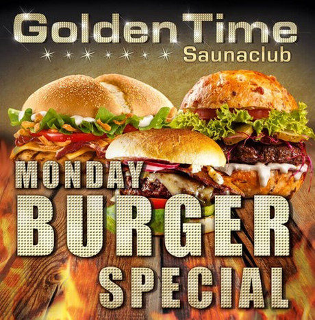 Burger-Special im Sauna / FKK Club Golden Time Brüggen (D) in Brüggen