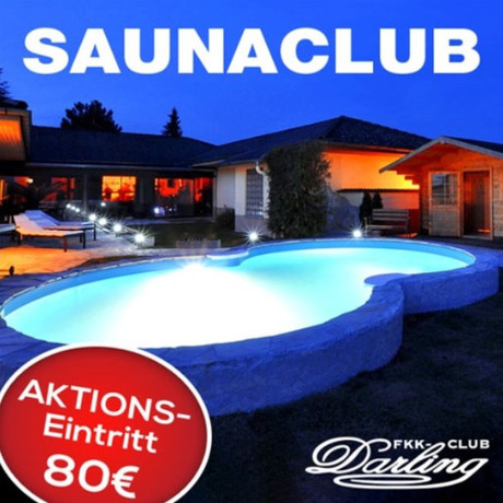 Nur 1x 80 EUR im Sauna / FKK Club FKK Darling Nidderau/Frankfurt (D) in Nidderau 