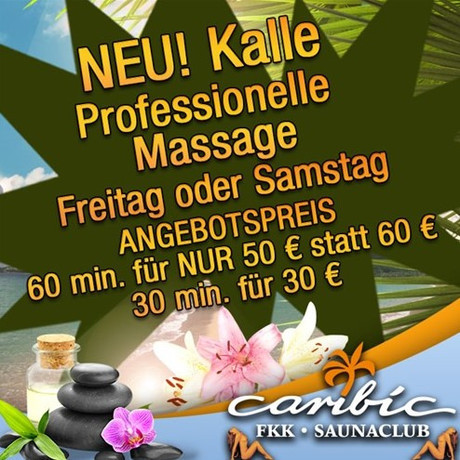 Massage Tag im Sauna / FKK Club Caribic Mainz/Wiesbaden (D) in Mainz-Kastel