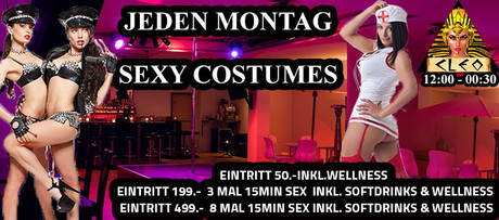 Sexy Costumes im Sauna / FKK Club Cleoclub Bargen/Biel (CH) in Bargen