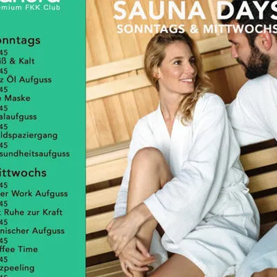 Sauna Aufgussplan — FKK Sakura Böblingen/Stuttgart (D)