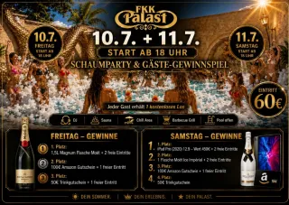 Schaumparty & Gäste-Gewinnspiel