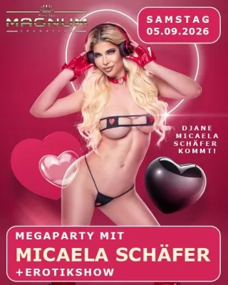Megaparty mit DJane Micaela Schäfer