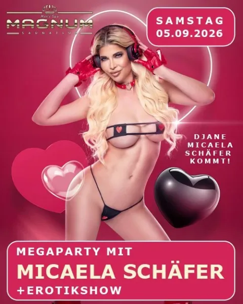 Megaparty mit DJane Micaela Schäfer