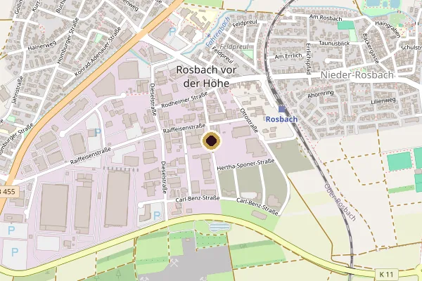 Blaue Lagune Rosbach/Frankfurt (D), Rosbach vor der Höhe