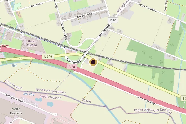 A30 Bünde (D), Bünde